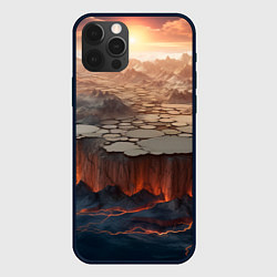 Чехол iPhone 12 Pro Разлом земли и лавовой поверхности