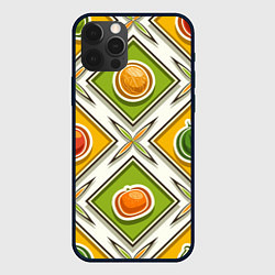 Чехол iPhone 12 Pro Fruits and berries pattern