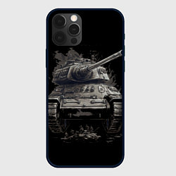 Чехол для iPhone 12 Pro Танк т54 русский, цвет: 3D-черный