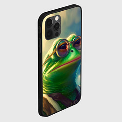 Чехол для iPhone 12 Pro Лягушка Пепе, цвет: 3D-черный — фото 2