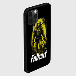 Чехол для iPhone 12 Pro Fallout green style, цвет: 3D-черный — фото 2