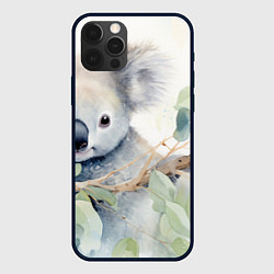 Чехол iPhone 12 Pro Коала акварель