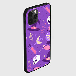 Чехол для iPhone 12 Pro Ведьмин узор, цвет: 3D-черный — фото 2