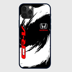 Чехол для iPhone 12 Pro Honda - белые краски, цвет: 3D-черный