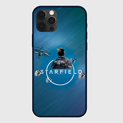 Чехол для iPhone 12 Pro Starfield spasefarer, цвет: 3D-черный