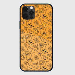 Чехол для iPhone 12 Pro Хэлчупики, цвет: 3D-черный