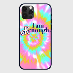 Чехол iPhone 12 Pro I am Kenough - retro tie-dye