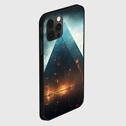 Чехол для iPhone 12 Pro Кибергород, цвет: 3D-черный — фото 2