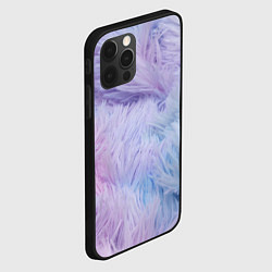 Чехол для iPhone 12 Pro Розово-голубая шерсть, цвет: 3D-черный — фото 2