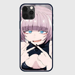 Чехол для iPhone 12 Pro Yofukashi no Uta Надзуна Нанакуса, цвет: 3D-черный