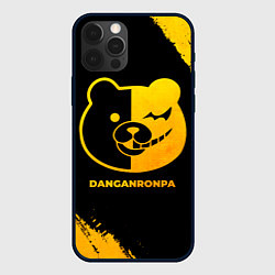 Чехол для iPhone 12 Pro Danganronpa - gold gradient, цвет: 3D-черный