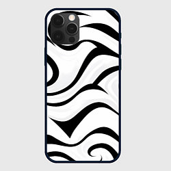 Чехол iPhone 12 Pro Анималистическая абстракция зебры