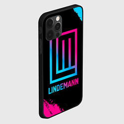 Чехол для iPhone 12 Pro Lindemann - neon gradient, цвет: 3D-черный — фото 2