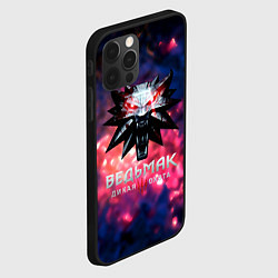 Чехол для iPhone 12 Pro Символ ведьмак стиль мага, цвет: 3D-черный — фото 2