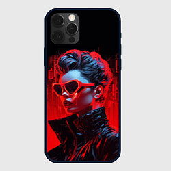 Чехол iPhone 12 Pro Cyberpunk girl