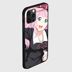 Чехол для iPhone 12 Pro Kaguya sama wa Kokurasetai Чика Фудживара, цвет: 3D-черный — фото 2