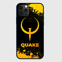 Чехол iPhone 12 Pro Quake - gold gradient