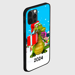 Чехол для iPhone 12 Pro Дракон с подарками, цвет: 3D-черный — фото 2