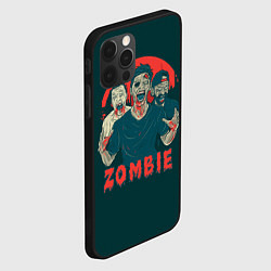 Чехол для iPhone 12 Pro Zombie - день мертвеца, цвет: 3D-черный — фото 2