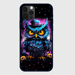 Чехол для iPhone 12 Pro Magic owl, цвет: 3D-черный