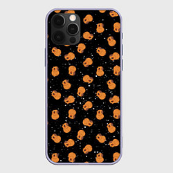 Чехол iPhone 12 Pro Мини капибары в космосе