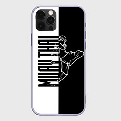 Чехол для iPhone 12 Pro Muay-Thai, цвет: 3D-светло-сиреневый