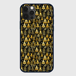 Чехол iPhone 12 Pro Золотой ельник