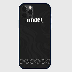 Чехол iPhone 12 Pro Angel bone wings black