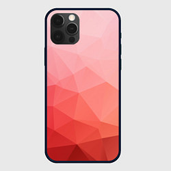 Чехол iPhone 12 Pro Абстракция с градиентом полигональная