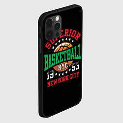 Чехол для iPhone 12 Pro Superior basketball, цвет: 3D-черный — фото 2