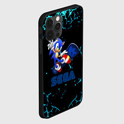 Чехол для iPhone 12 Pro Sonic sega game, цвет: 3D-черный — фото 2