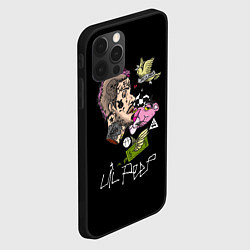 Чехол для iPhone 12 Pro Lil Peep рэпер, цвет: 3D-черный — фото 2