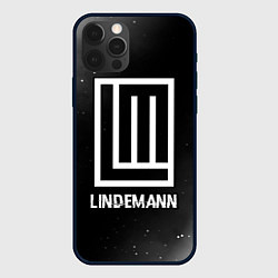 Чехол iPhone 12 Pro Lindemann glitch на темном фоне