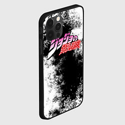 Чехол для iPhone 12 Pro JoJos Bizarre лого с красками, цвет: 3D-черный — фото 2