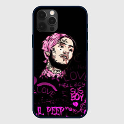 Чехол iPhone 12 Pro Lil peep neon rap 2017