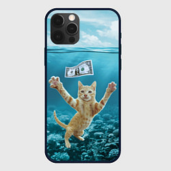 Чехол iPhone 12 Pro Nirvana Cat