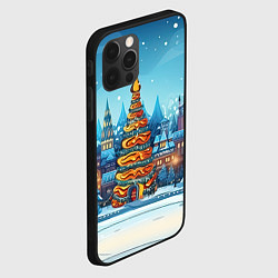 Чехол для iPhone 12 Pro Новогоднее настроение елочка, цвет: 3D-черный — фото 2