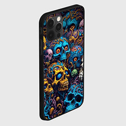 Чехол для iPhone 12 Pro Psy skulls, цвет: 3D-черный — фото 2