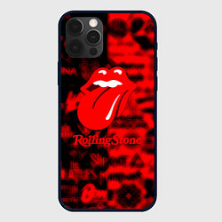 Чехол iPhone 12 Pro Rolling Stones logo групп