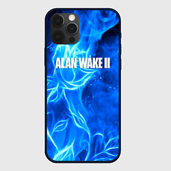 Чехол для iPhone 12 Pro Alan Wake 2 flame, цвет: 3D-черный