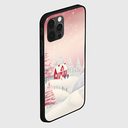 Чехол для iPhone 12 Pro Снежное сияние ночи, цвет: 3D-черный — фото 2