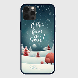 Чехол iPhone 12 Pro Снежное покрывало праздника