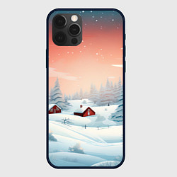 Чехол iPhone 12 Pro Погружение в зимнюю атмосферу