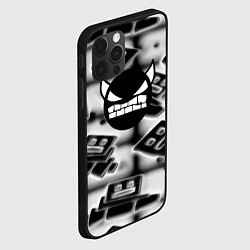 Чехол для iPhone 12 Pro Geometry dash gamer, цвет: 3D-черный — фото 2