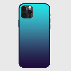 Чехол для iPhone 12 Pro Подводный градиент, цвет: 3D-черный