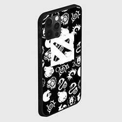 Чехол для iPhone 12 Pro Dota valve black, цвет: 3D-черный — фото 2