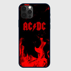 Чехол iPhone 12 Pro AC DC огненный стиль