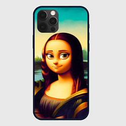 Чехол iPhone 12 Pro Нейросеть - Мона Лиза в стиле Pixar