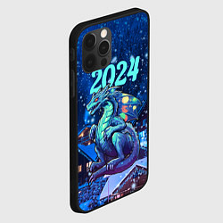 Чехол для iPhone 12 Pro Волшебный дракон 2024, цвет: 3D-черный — фото 2