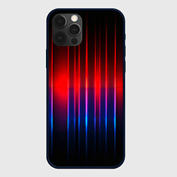Чехол для iPhone 12 Pro Неоновый узор неоновая шкала, цвет: 3D-черный